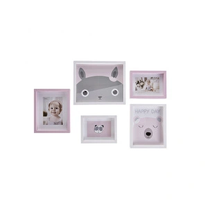 Karaca Home Happy Girl 5li Çerçeve Seti görseli 2