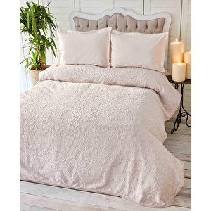 Karaca Home Rauqel Vizon Çift Kişilik Embosy Battaniye görseli 1