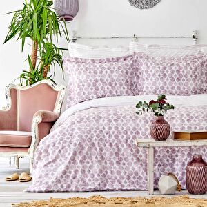 Karaca Home Adonita Violet Nevresim Pamuk Battaniye Set görseli 1