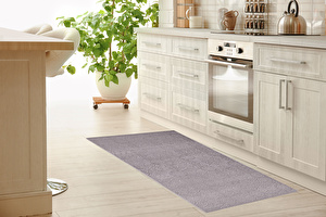 Karaca Home Leslie Gri Emboss Halı 80x150 cm görseli 3