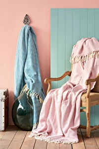 Karaca Home Levi Pudra Çift Kişilik Pike görseli 4