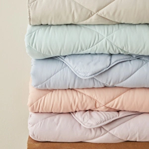 Sarah Anderson Grimes Mikrofiber Tek Kişilik Yorgan Lila  görseli 5
