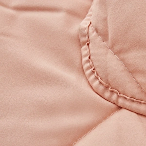 Sarah Anderson Grimes Mikrofiber Çift Kişilik Yorgan Somon  görseli 5