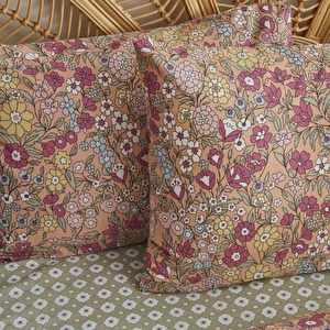Sarah Anderson Mix and Match Emma Çift Kişilik Nevresim Somon görseli 9