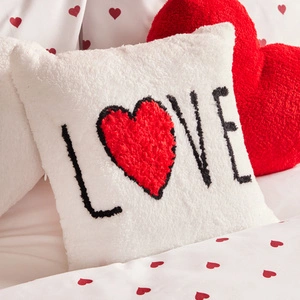 Sarah Anderson Amour Love Yazılı Yastık görseli 2