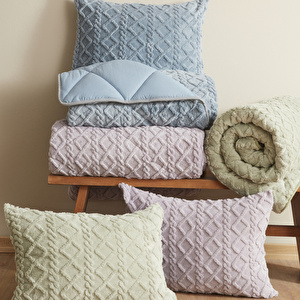 Sarah Anderson Softy Tek Kişilik Comfort Set Mavi görseli 9