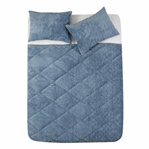 Sarah Anderson Softy Tek Kişilik Comfort Set Mavi görseli 10