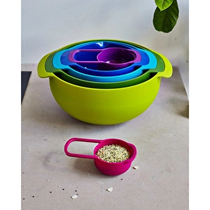 Joseph Joseph 40031 Nest Plus 9 Parça Multi Colour Hazırlama Seti görseli 2
