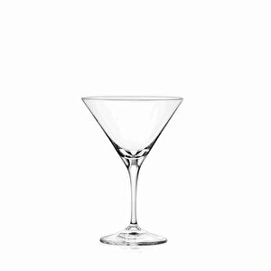 RCR Invino Yüksek Kalite Cam 6'lı Martini Kadehi Seti 350 ml