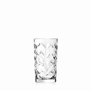 RCR Laurus Yüksek Kalite Cam 6'lı Meşrubat Bardağı Seti 360 ml görseli 1