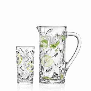 RCR Laurus Yüksek Kalite Cam 6'lı Meşrubat Bardağı Seti 360 ml görseli 2