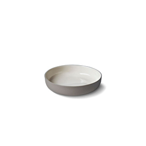 Esma Dereboy Capsule El Yapımı Porselen Küçük Boy Yuvarlak Kase 14 cm Taş Rengi/Fildişi görseli 1