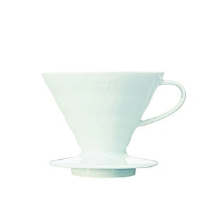 Hario Dripper V60 02 Ceramic Beyaz görseli 2