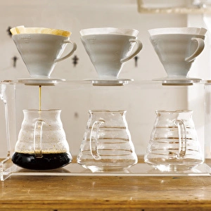 Hario Dripper V60 02 Ceramic Beyaz görseli 7