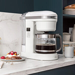 Kitchenaid Classic Filtre Kahve Makinesi White-Ewh görseli 1