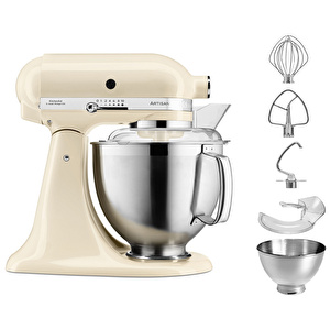 Kitchenaid Artisan 4,8 L Stand Mikser 5KSM185PS Almond Cream-EAC görseli 2