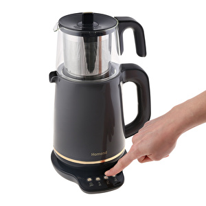 Homend Royaltea 1762h Konuşan Çay Makinesi Antrasit görseli 3