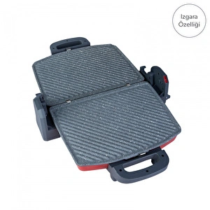 Homend Toastbuster 1331h Kırmızı Tost Makinesi görseli 7
