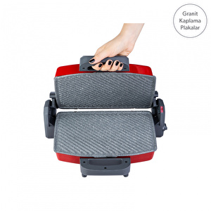 Homend Toastbuster 1331h Kırmızı Tost Makinesi görseli 12