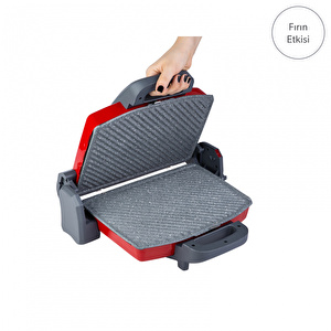 Homend Toastbuster 1331h Kırmızı Tost Makinesi görseli 13
