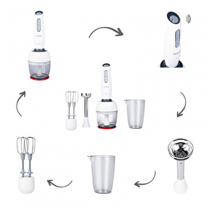 Homend 1904h Bulut Kremi Blender Set 1000W görseli 8