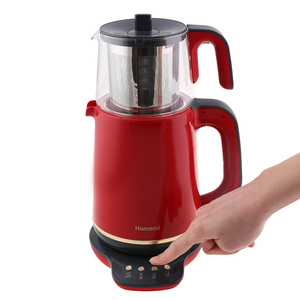 Homend Gold 4'lü Elektrikli Çeyiz Seti Tost, Kahve, Çay Makinesi ve Blender Seti Kırmızı görseli 22