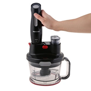 Homend Functionall 2840h Mutfak Robotu Siyah görseli 3