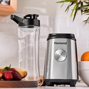 Homend Mixfresh 7010h Kişisel Smoothie Blender Inox 350W görseli 9