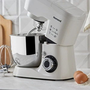 Homend Profashion 3040H Stand Mikser Mutfak Şefi Beyaz görseli 2