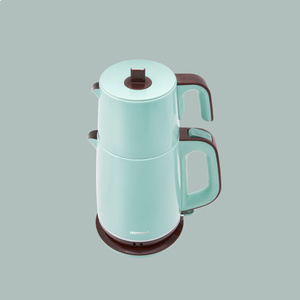 Homend Vintage Royaltea 1736H Inox Çay Makinesi Yeşil görseli 5