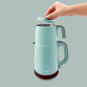 Homend Vintage Royaltea 1736H Inox Çay Makinesi Yeşil görseli 6