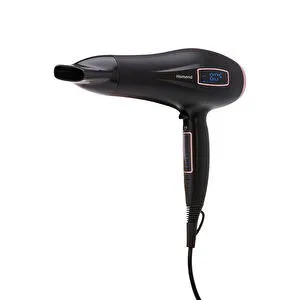 Homend Hairforce 4405H Dokunmatik Ekranlı İyonik Saç Kurutma Makinesi Siyah görseli 2