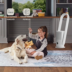 Homend O-zone 9004H Akıllı Hava Temizleyicisi (Bladeless Fan) görseli 6