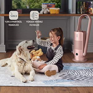 Homend O-zone Duo Pro 9006H 2 in 1 Hava Temizleyicisi ve Nemlendiricisi (Anlık Hava Kalite Göstergeli Bladeless Fan) görseli 3