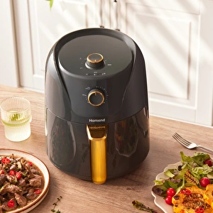 Homend Airfryday 2505H 8 Farklı Programlı Airfryer Antrasit 4,3L görseli 5