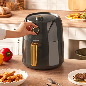 Homend Airfryday 2505H 8 Farklı Programlı Airfryer Antrasit 4,3L görseli 4