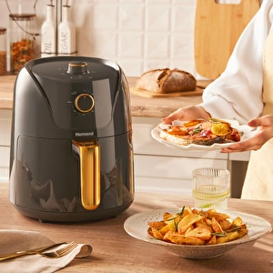 Homend Airfryday 2505H 8 Farklı Programlı Airfryer Antrasit 4,3L görseli 8