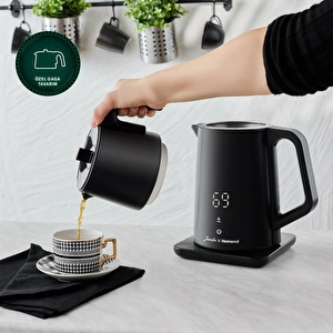 Jumbo x Homend Royaltea Cooltouch 1792H Dokunmatik Çift Duvarlı Paslanmaz Çelik Konuşan Çay Makinesi Wifi ile Kontrol görseli 8