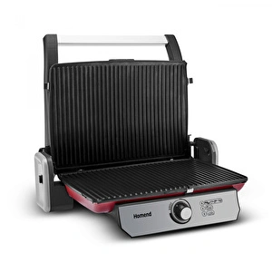 Homend ToastBuster 1382H Kırmızı Silver Tost Makinesi görseli 4