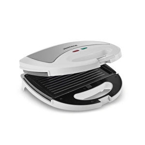 Homend Toastbuster 1309H Çıkarılabilir Plakalı Portatif Tasarım Tost Makinesi Beyaz görseli 7