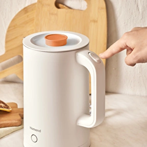 Homend Heatrow Cooltouch 1618H Paslanmaz Çelik El Yakmaz Gövdeli Su Isıtıcısı Turuncu görseli 3
