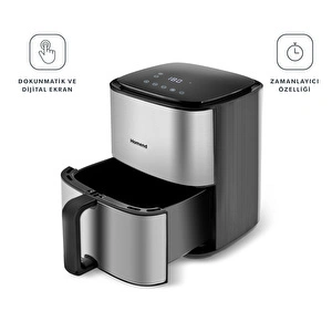 Homend Airfryday 2506H 8 Farklı Program Airfryer Inox 4,2L görseli 3