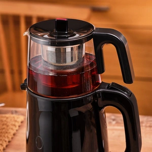 Homend Royaltea 1744H Çay Makinesi Siyah görseli 2