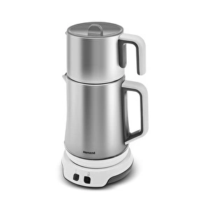 Homend Royaltea Elegant 1775H Konuşan Çay Makinesi Inox Beyaz görseli 6