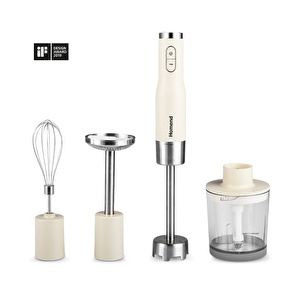 Homend Artfood 1925h El Blender Seti Krem görseli 5