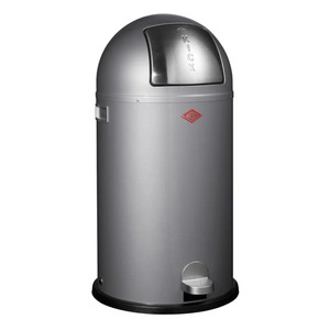 Wesco Kickboy 40 L Çöp Kutusu Gümüş görseli 4