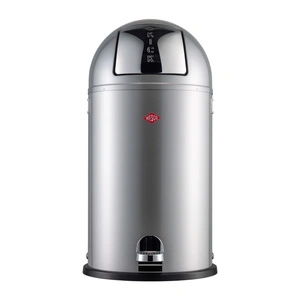 Wesco Kickboy 40 L Çöp Kutusu Gümüş görseli 1