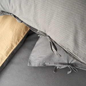 Nautica Home Pruva Antrasit Hardal Çift Taraflı Tek Kişilik Nevresim Seti görseli 4