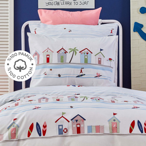 Nautica Home Kids Beach House %100 Pamuk Tek Kişilik Nevresim Takımı görseli 2