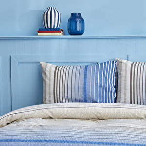 Nautica Home Olympus Stripe Çift Kişilik Nevresim Takımı Blue görseli 3